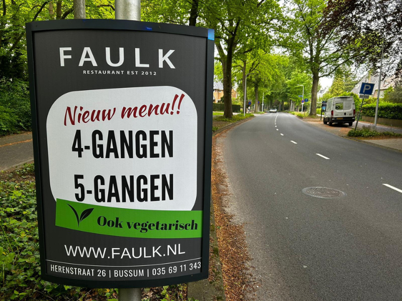 Driehoeksbord Drukwerk