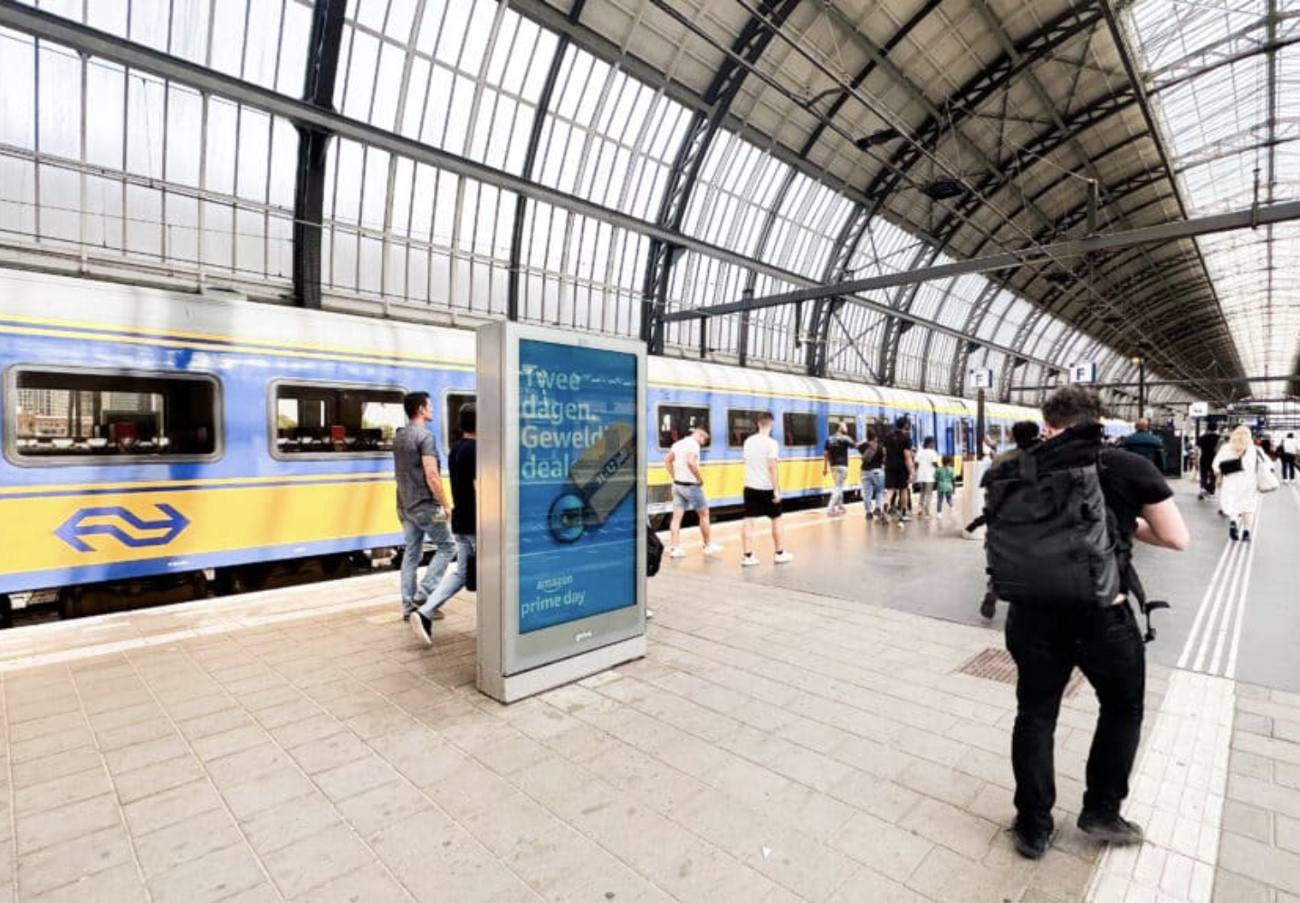 Adverteren treinstation